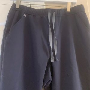 Figs scrub bottom jogger pants L quiet navy